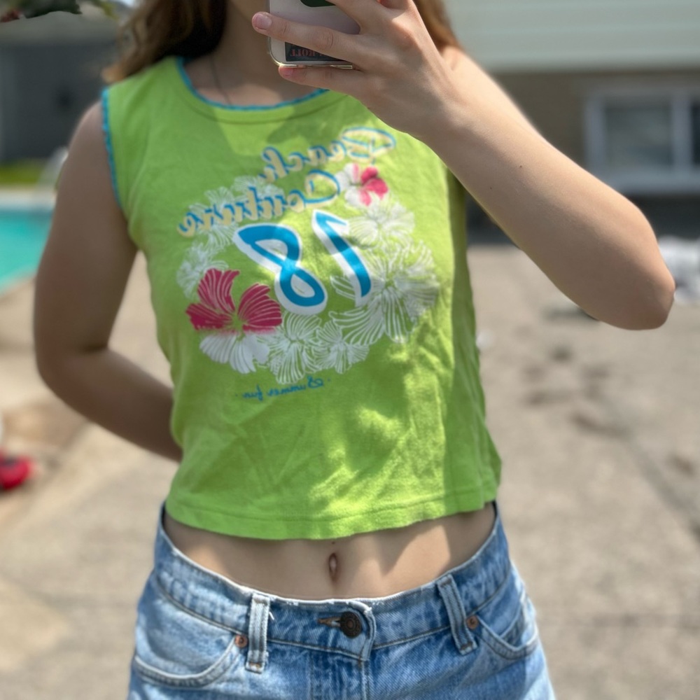Y2k summer tank top